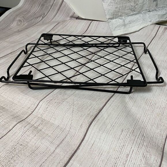 Locker shelf metal collapsible frame black 10”x11” - Picture 4 of 9